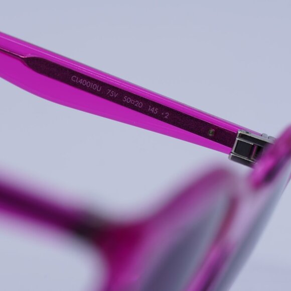 🕶️ New Celine CL40010U 75V Sunglasses - Fuchsia Frame, Grey Lenses - Picture 8 of 10